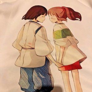NWOT ~ Spirited Away Unisex White Hoodie